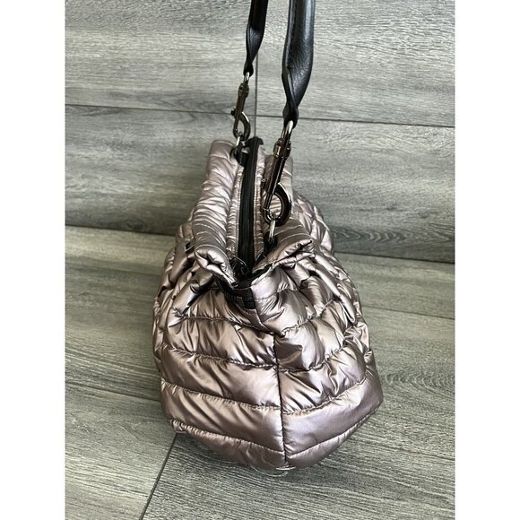 Think Royln Convertible Nylon Tote  - Carrington Pearl Latte color bag - Picture 3 of 10